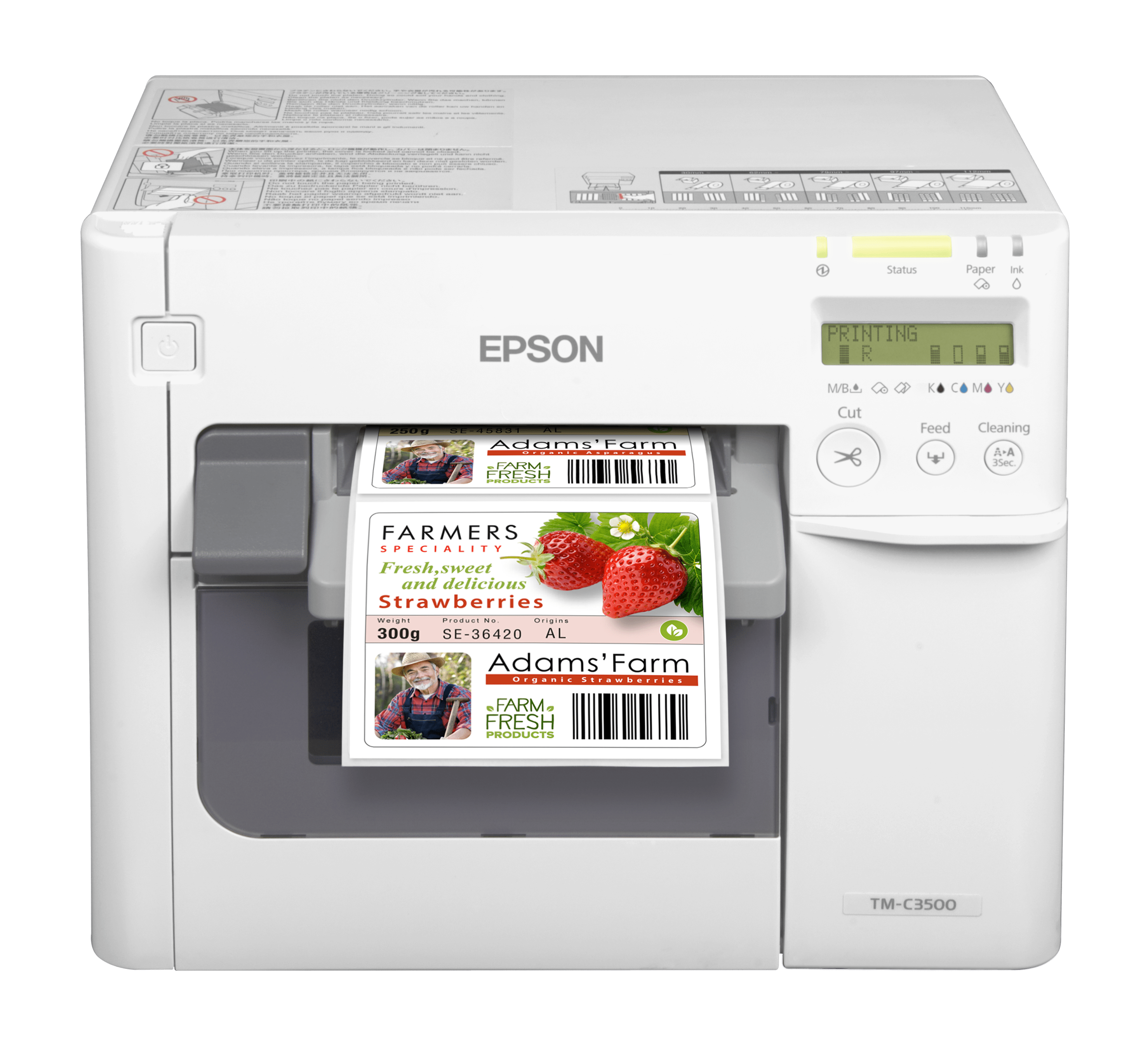 Drukarka-EPSON-c3500 Drukarka etykiet EPSON c3500