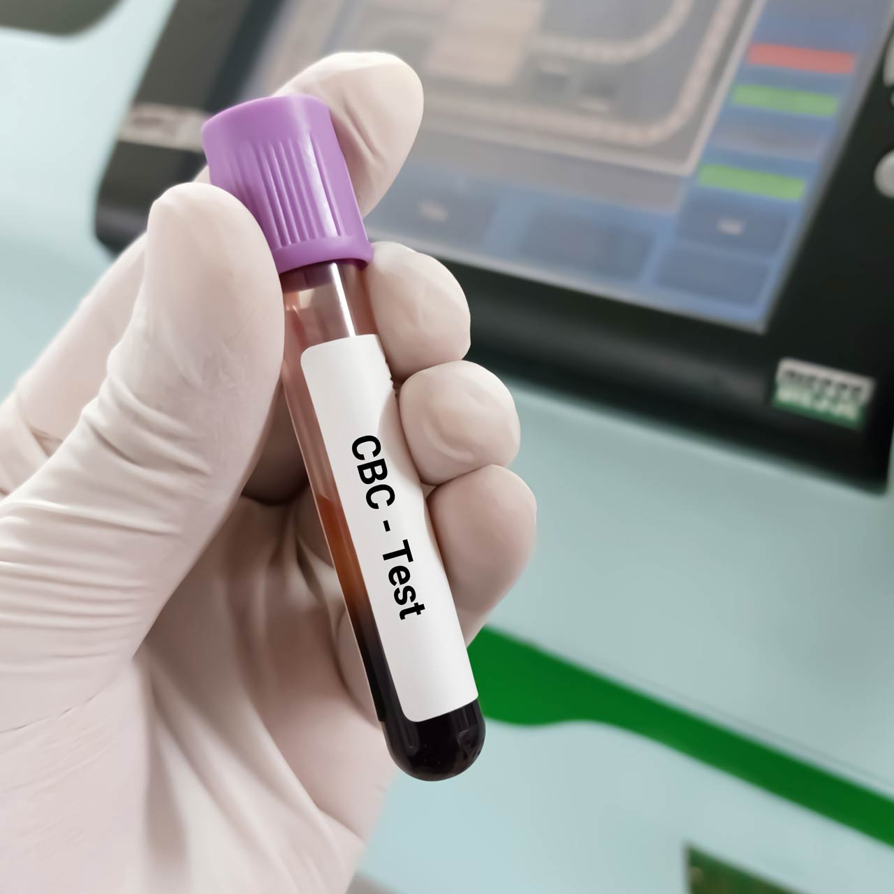 Etykieta na fiolce laboratoryjnej